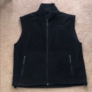 Cabelas Black full zip vest